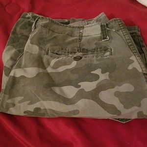 Camo cargo shorts